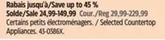 Canadian Tire Black & Decker Selected Countertop Appliances offer