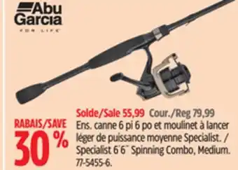 Canadian Tire Specialist 6´6˝ Spinning Combo, Medium offer