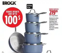 Canadian Tire The Rock O Naturel Ceramic PFAS-Free Non-Stick Cookset offer