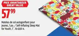 Canadian Tire Self-Inflating Sleep Mat for Youth, 1˝ offer