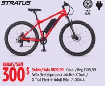 Canadian Tire Stratus X-Trail Electric Adult Bike offer