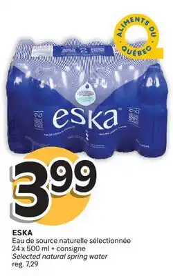Brunet ESKA Eau de source naturelle sélectionnée offer