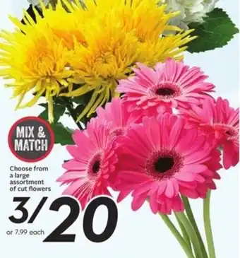 Safeway Choose from a large assortiment of cut flowers offer