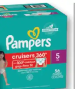 Familiprix Pampers Cruisers 360° baby diapers Size 5 (over 27lb) - 56un offer