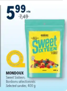 Familiprix MONDOUX Sweet Sixteen Selected candies offer