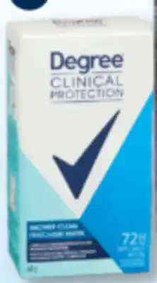 Familiprix DEGREE Clinical Protection Selected antiperspirants offer