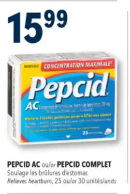 Familiprix Pepcid AC maximum strength acid controller tablets 25un offer
