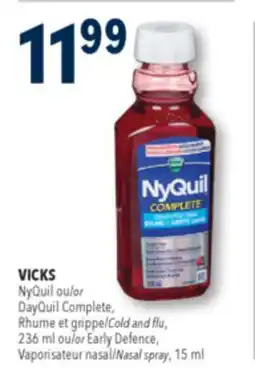 Familiprix Vicks NyQuil Complete cold & flu berry flavour liquid 236ml offer