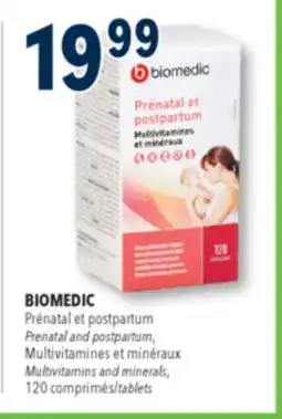 Familiprix BIOMEDIC Prenatal and postpartum, Multivitamins and minerals, 120 tablets offer