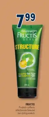 Familiprix Garnier Fructis Style Structure sculpting gel with bamboo extract extra strong hold 200ml offer