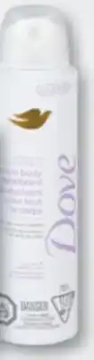 Familiprix DOVE Whole-body deodorant dry spray aluminium-free ou/or Vitamin care + Selected deodorant, 74 g offer