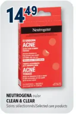 Familiprix NEUTROGENA or CLEAN & CLEAR Selected care products offer