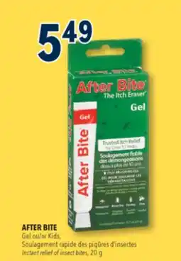 Familiprix AFTER BITE Gel or Kids, Instant relief of insect bites offer