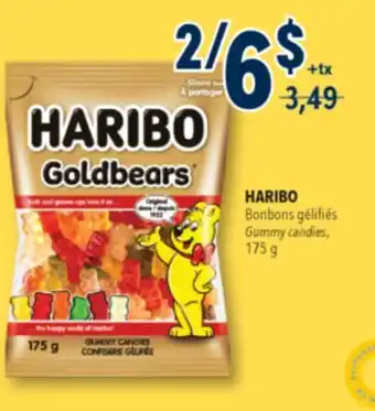 Familiprix Haribo Goldbears gummy candies 175g offer