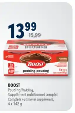 Familiprix BOOST Pudding Complete nutritional supplement offer