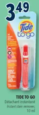 Familiprix TIDE TO GO Instant stain remover offer