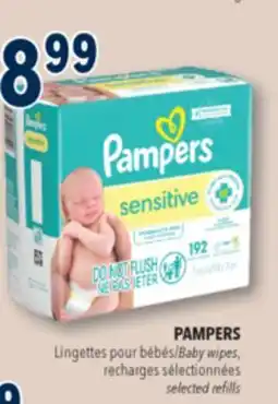 Familiprix Pampers Sensitive Skin wipes 3x64un offer
