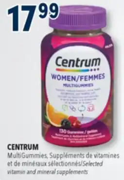 Familiprix CENTRUM Selected vitamin and mineral supplements offer