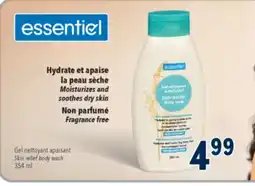 Familiprix ESSENTIEL Skin relief body wash offer
