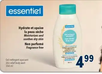 Familiprix ESSENTIEL Skin relief body wash offer