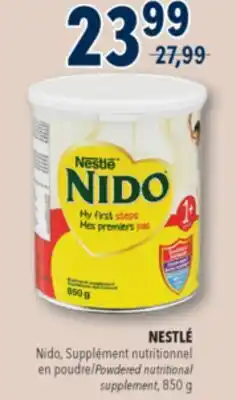 Familiprix NESTLÉ Nido Powdered nutritional supplement offer