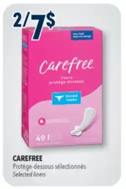Familiprix CAREFREE Selected liners offer