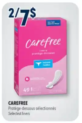 Familiprix CAREFREE Selected liners offer