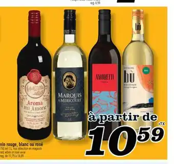 Marché Richelieu VIN ROUGE, BLANC OU ROSÉ | RED, WHITE OR ROSÉ WINE offer