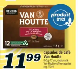 Marché Richelieu CAPSULES DE CAFÉ VAN HOUTTE | VAN HOUTTE COFFEE CAPSULES offer