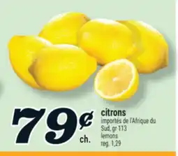 Marché Richelieu CITRONS | LEMONS offer
