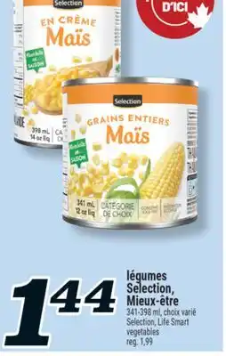 Marché Richelieu LÉGUMES SELECTION, MIEUX‑ÊTRE | SELECTION, LIFE SMART VEGETABLES offer