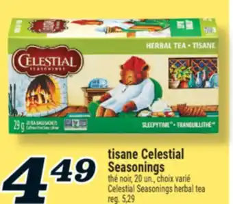 Marché Richelieu TISANE CELESTIAL SEASONINGS | CELESTIAL SEASONINGS HERBAL TEA offer