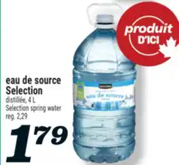 Marché Richelieu EAU DE SOURCE SELECTION | SELECTION SPRING WATER offer