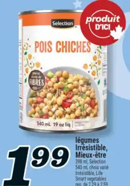 Marché Richelieu LÉGUMES IRRÉSISTIBLE, MIEUX‑ÊTRE | IRRÉSISTIBLE, LIFE SMART VEGETABLES offer