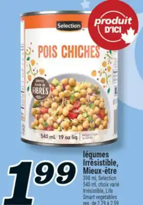 Marché Richelieu LÉGUMES IRRÉSISTIBLE, MIEUX‑ÊTRE | IRRÉSISTIBLE, LIFE SMART VEGETABLES offer