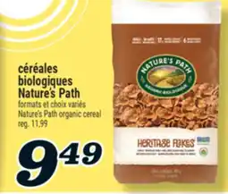 Marché Richelieu CÉRÉALES BIOLOGIQUES NATURE'S PATH | NATURE'S PATH ORGANIC CEREAL offer