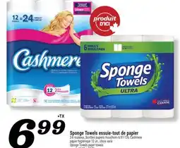Marché Richelieu SPONGE TOWELS ESSUIE-TOUT DE PAPIER | SPONGE TOWELS PAPER TOWELS offer