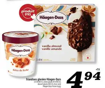 Marché Richelieu FRIANDISES GLACÉES HÄAGEN-DAZS |HÄAGEN-DAZS FROZEN TREATS offer