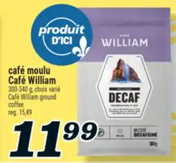 Marché Richelieu CAFÉ MOULU CAFÉ WILLIAM | CAFÉ WILLIAM GROUND COFFEE offer