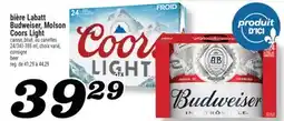 Marché Richelieu BIÈRE LABATT BUDWEISER, MOLSON COORS LIGHT | BEER offer