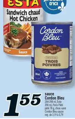 Marché Richelieu SAUCE CORDON BLEU | CORDON BLEU SAUCE offer