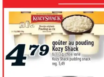 Marché Richelieu GOÛTER AU POUDING KOZY SHACK | KOZY SHACK PUDDING SNACK offer