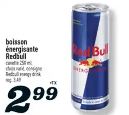 Marché Richelieu BOISSON ÉNERGISANTE REDBULL | REDBULL ENERGY DRINK offer