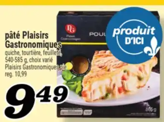 Marché Richelieu PÂTÉ PLAISIRS GASTRONOMIQUES | PLAISIRS GASTRONOMIQUES PIE offer