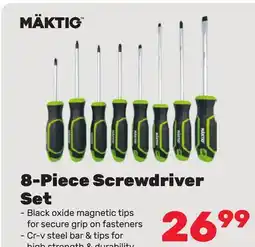 Bumper to Bumper MÄKTIG 8-Piece Screwdriver Set offer