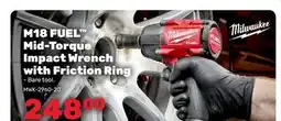 Bumper to Bumper Milwaukee M18 FUEL Mid-Torque Impact Wrench with Friction Ring offer