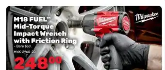 Bumper to Bumper Milwaukee M18 FUEL Mid-Torque Impact Wrench with Friction Ring offer