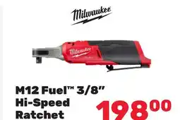 Bumper to Bumper Milwaukee M12 Fuel 3/8 Hi-Speed Ratchet offer