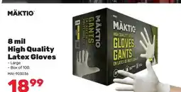 Bumper to Bumper MÄKTIG 8 mil High Quality Latex Gloves offer