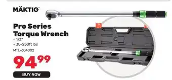 Bumper to Bumper MÄKTIG Pro Series Torque Wrench offer